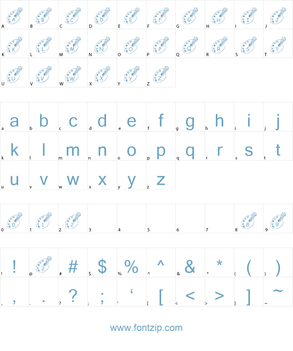 LMS Darren's Diversion Font Character